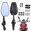 Mirrors For Motorcycles Motorcycle Handlebar Mirrors Anti-glare Reflector High Definition Vibration-resistant For Racing Cycling