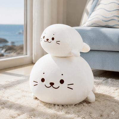 Chubby Plush Seal Sleep Pillow Soft Lying Seal Plush Toys Anime Seal Plush Doll Birthday Parties
