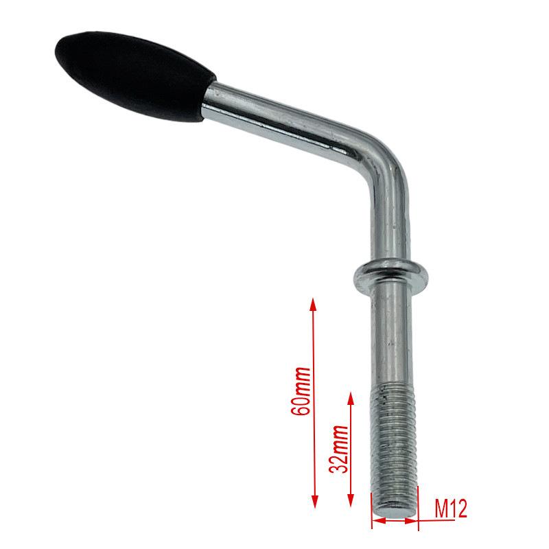 Manual Trailer Jack Hand Winch Handle FOR M12 Clamp Pipe Fitting For RV Hose Clamp Trailer Repair Tools