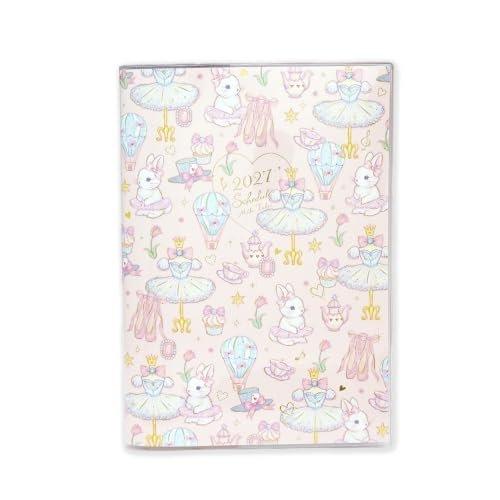 Clothes Pin Miki Takei 2027 Pocket Planner A6 Monthly Ribbon Rabbit SB96544 October 2026 Start
