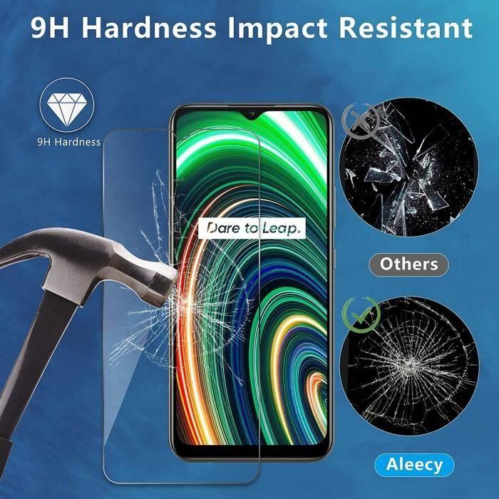 Verre Trempé - E.F.CONNECTION - pour realme C25Y - Anti-rayure - Pack de 2