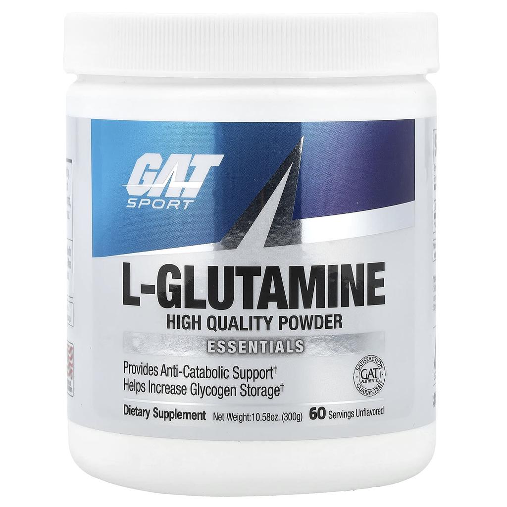GAT L-Glutamine, Unflavored, 10.58 Oz (300 G)