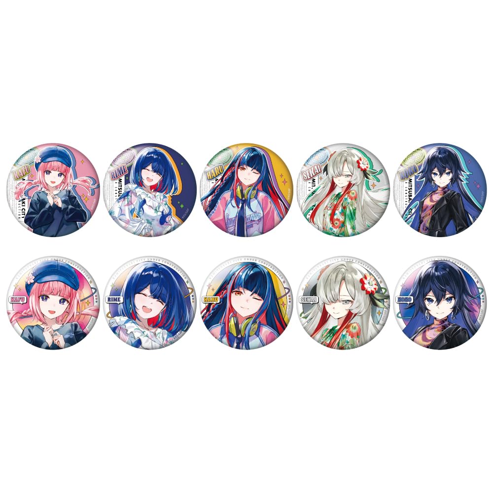 Город Камитсубаки в процессе строительства. Торговые значки (в натуральную величину10 типов)