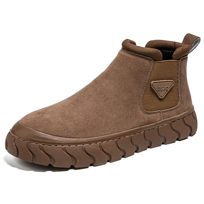 Winter New Retro Casual Velvet Martin Boots with Cotton Warm Snow Boots