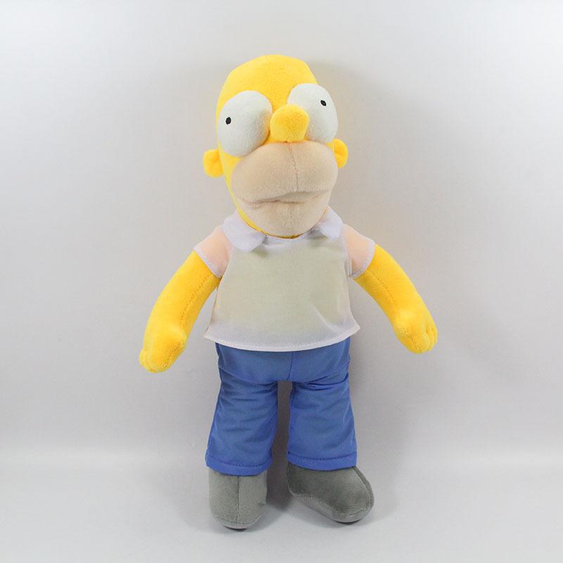 The Simpsons Family Plush – Huggable Homer, Marge & Bart Stuffed Dolls, Collectible TV Show Merchandise For Kids & Adult Fans