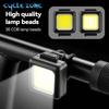 Bicycle Front Rear Light Type-C Rechargeable Bike Headlight Taillight Night Riding Safety Warning Tail Light Cycling Accessories