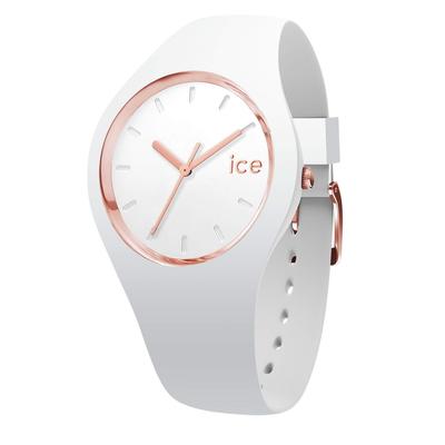 Distributore autorizzato Ice Watch Orologio 024522 Bianco Oro Rosa Piccolo Plus 37mm 3 Lancette Donna [ICE glam]