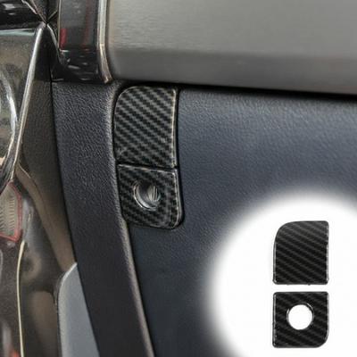 Carbon Fiber Co-Pilot Storage Box Switch Button Decor Cover Trim For 4runner 10+