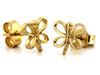 Dragonfly Earrings 585 Gold On a Stud, Fashionable and Modern, As a Gift