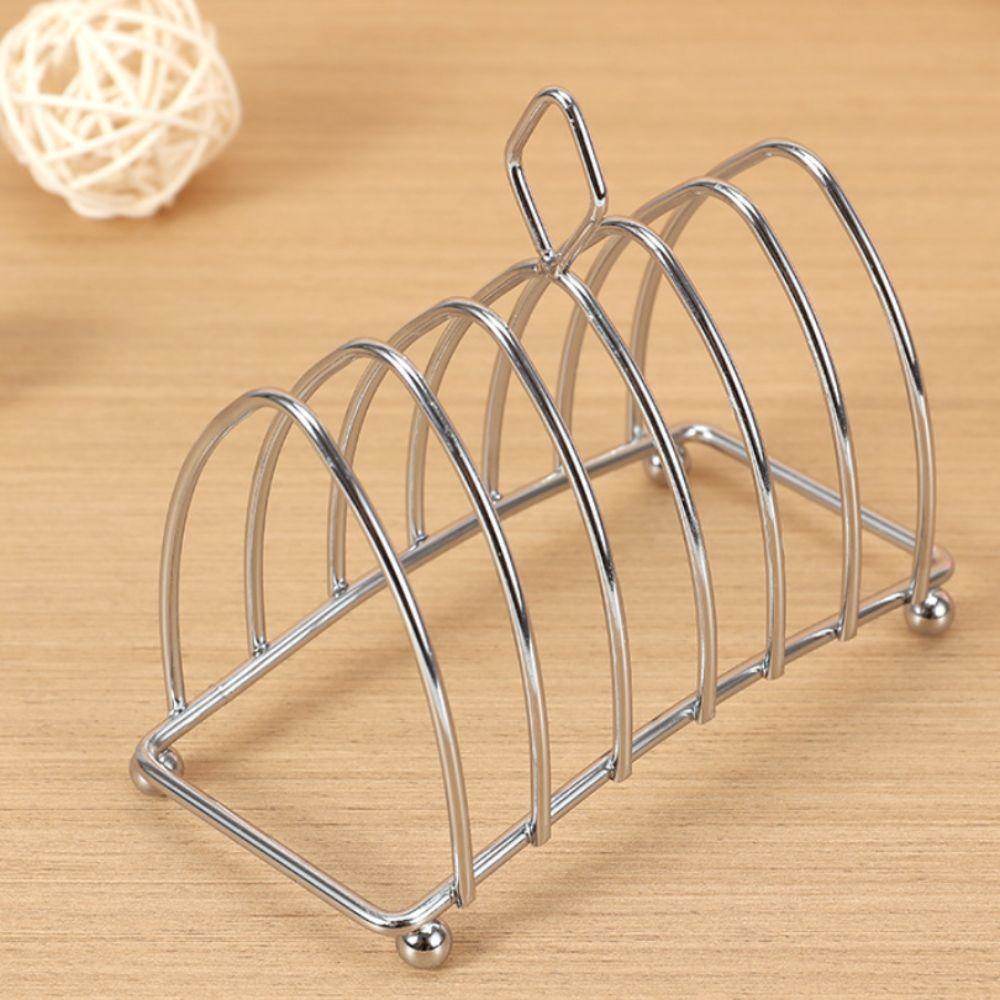 6-Slices Display Bread Holder Multi-functional Bread Cooling Rack Toast Bread Rack Home Kitchen