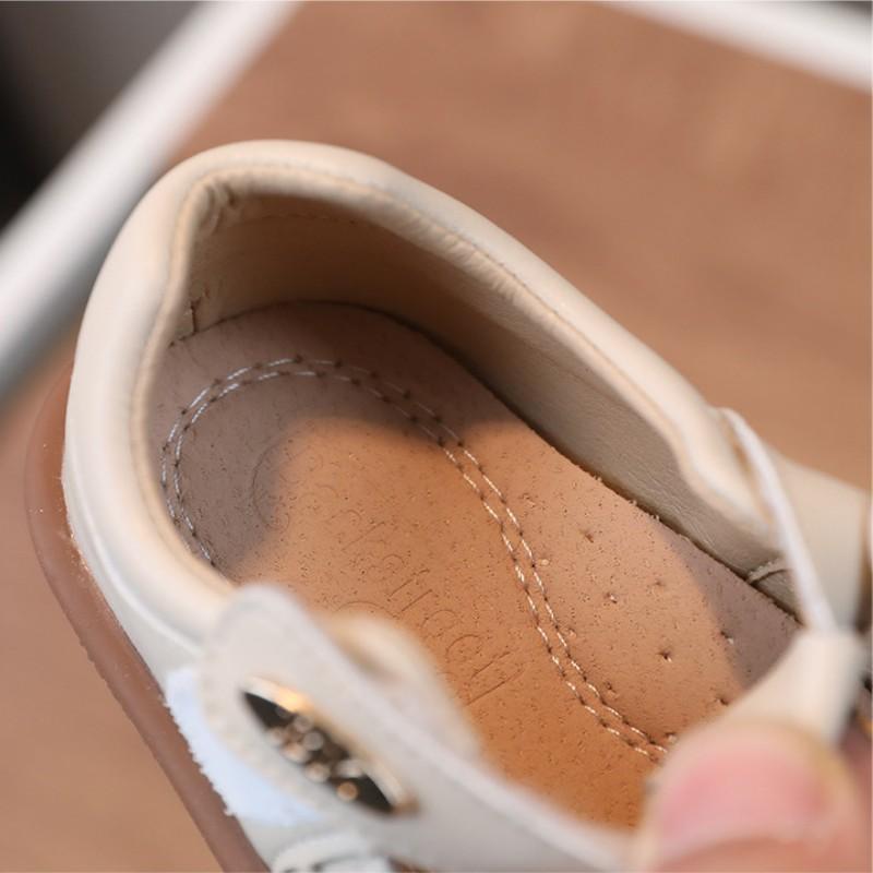 Baby Cartoon Little Rabbit Princess Shoes Spring Autumn New Children's Fashion Soft Sole Wide Head Single Leather Shoes