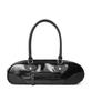 Millo Women Enamel Bowling Bag [Black]