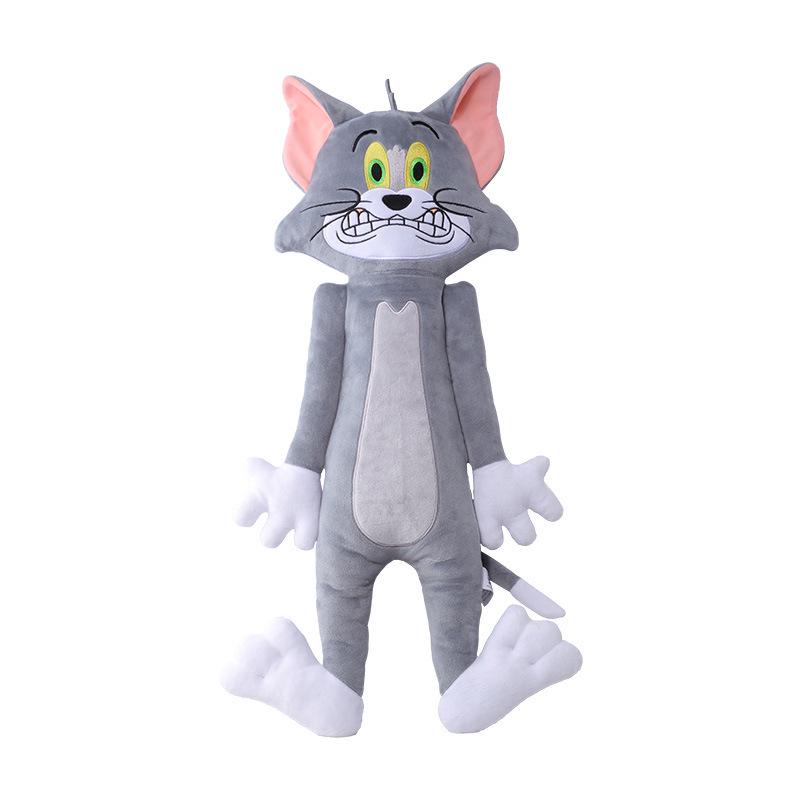 Tom and Jerry Plush Toy Set: Tom Cat Doll & Jerry Mouse Pillow