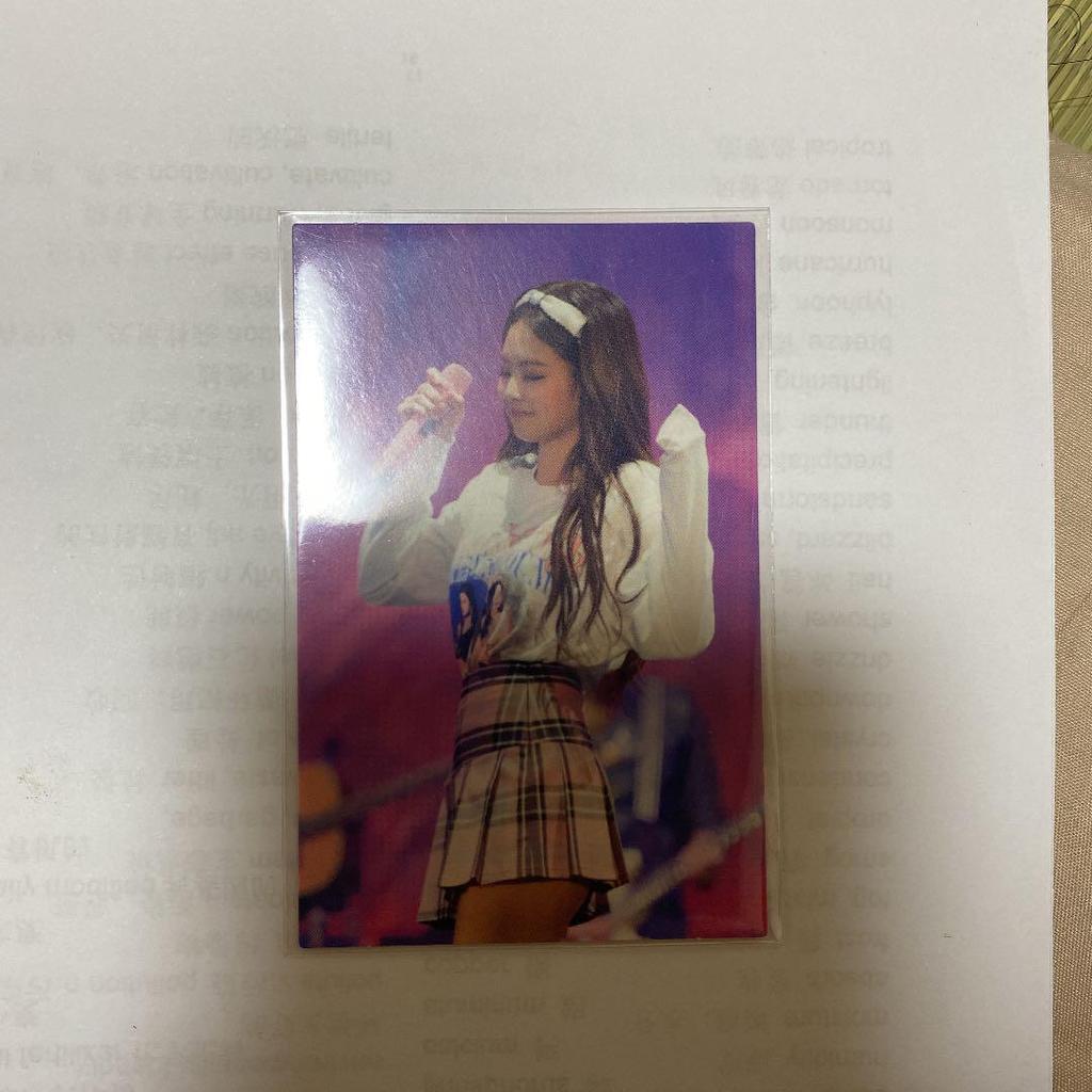 [USED] Blackpink Jennie Trading Card