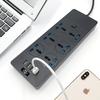 5m 6-Outlet Power Strip with Switch and USB Ports