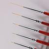Detail Paint Brush Wood Handle Miniature Brush for Fine Detailing and Acrylic Watercolor Oil Face Painting