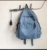 Zaino in Denim da Donna Estetica Vintage Zaino in Jeans Piccolo Casual Daypack Borsa a Spalla Portamonete