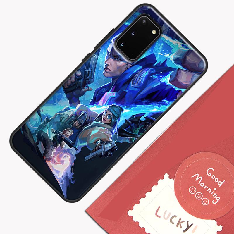 Valorant Game Case For Samsung Galaxy S22 S21 S23 Ultra Note 20 S8 S9 S10 Note 10 Plus S20 FE Back Cover