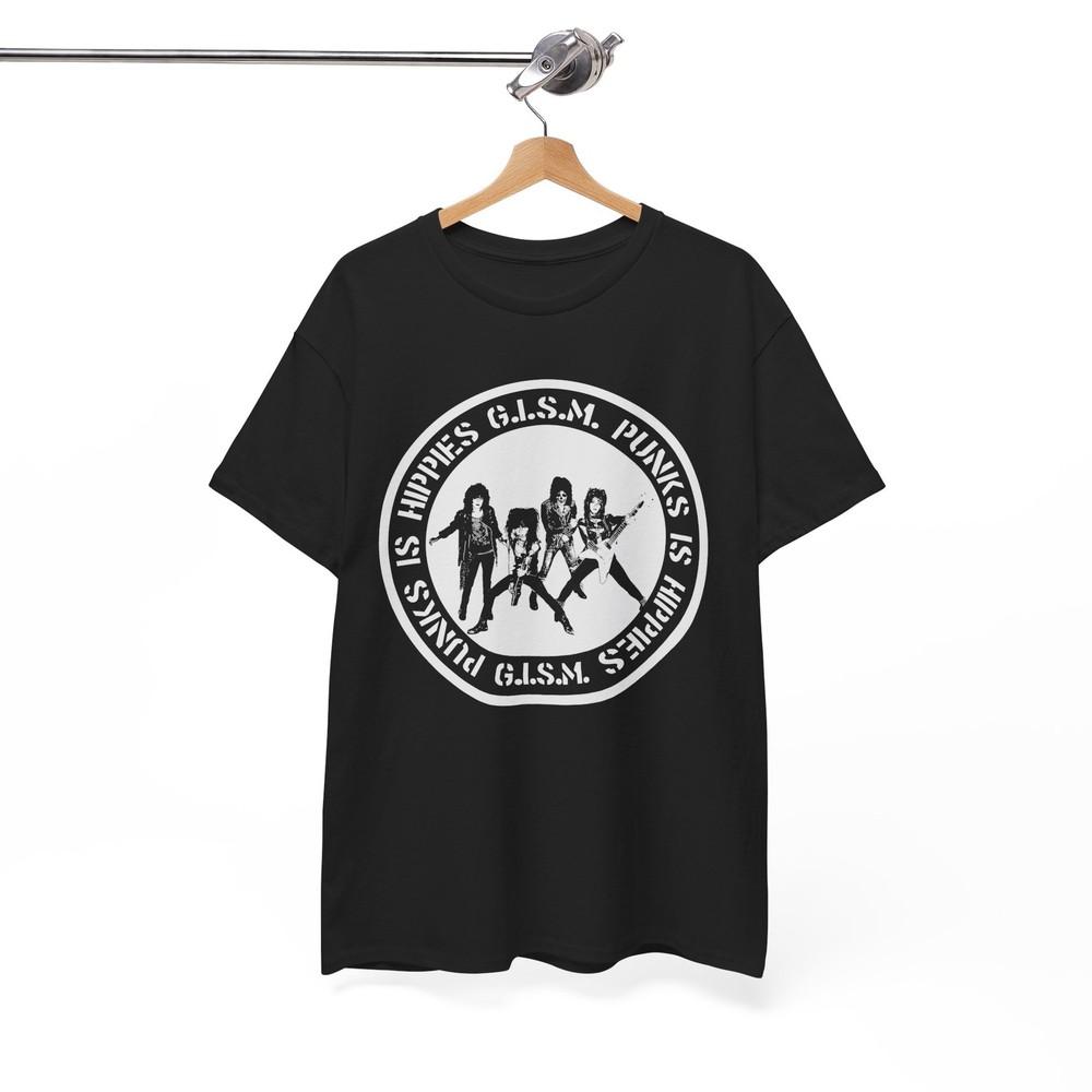 

GISM Shirt Punks Is Hippies OldSchool Japanese Hardcore Punk UNISEX TEE Unisex T-Shirt XXL