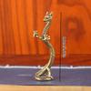 Brass Chinese Dragon Standing Ornaments Crafts Zodiac Dragon Statue Long Dragon Decoration Home Desktop Decorations