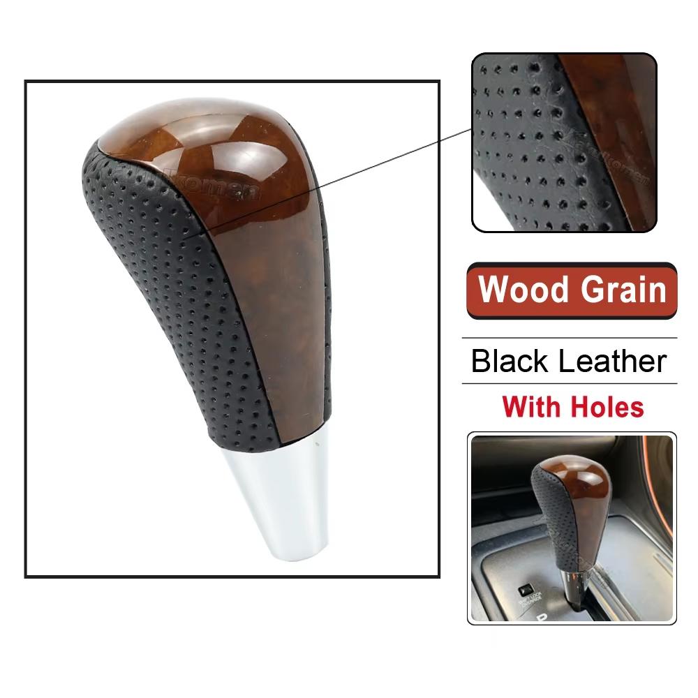 Automatic Gear Shift Knob Leather Shifter Lever Stick For Toyota Corolla Camry Yaris Rav4 For Lexus IS GS LS RX ES Models