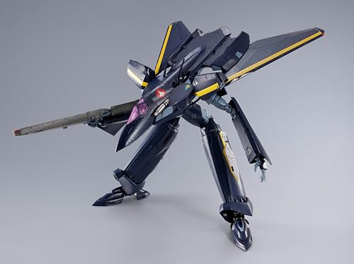 Tamashii Nations DX Chogokin Macross 7 VF-17S Nightmare Stealth Valkyrie Gumlin Kizaki Machine 250mm ABS Metal PVC Movable Figure