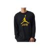 Jordan NBA Los Angeles Lakers Big Logo Print Casual Long Sleeve T-Shirt Men Tops Black FN1269-010