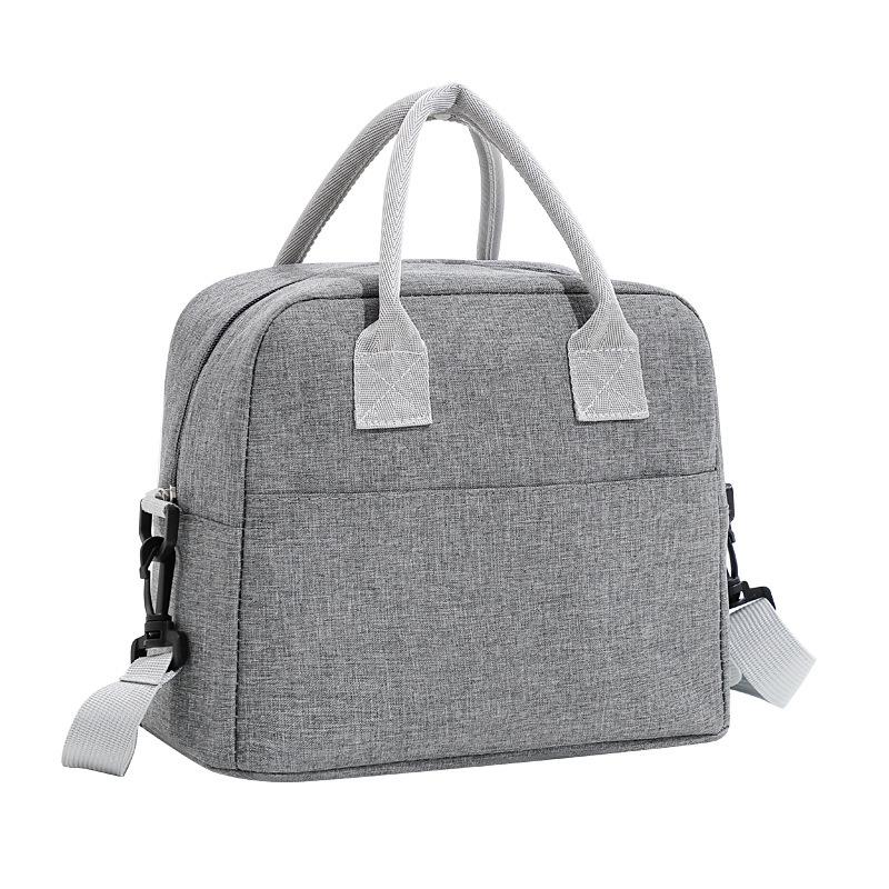 Portable Lunch Bag Cooler Tote Hangbag Picnic Insulated Box Canvas Thermal Food Container Men Women Kids Travel Lunchbox