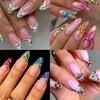 Xiaomi 12 Grids Multi‑Color Flat Back Nail Rhinestones Crystal Gems Star Heart Butterfly Nail Charms Nail Art Decorations Accessories