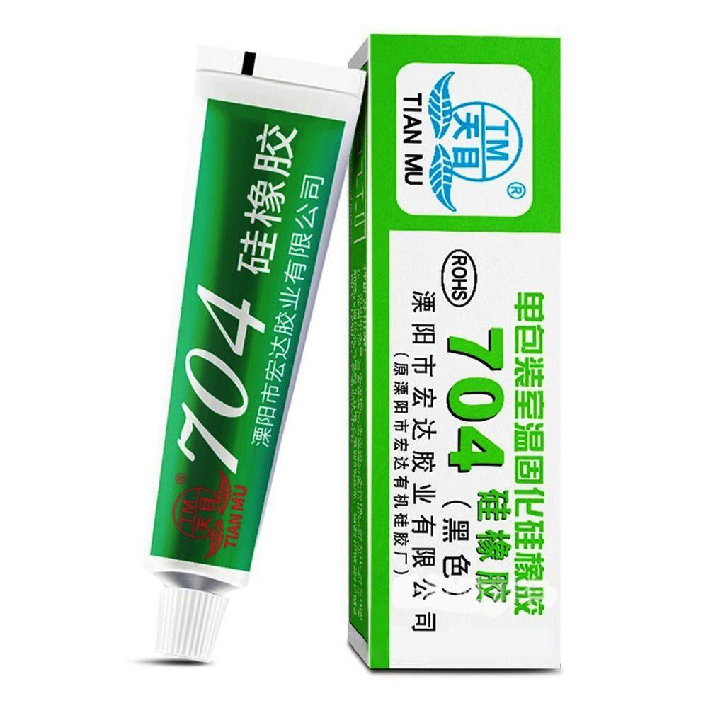 45g 704 Silikonový těsnicí tmel Elektrická izolace Průmyslové lepidlo Pevné Odolné vůči vysokým teplotám Voděodolné Super lepidlo