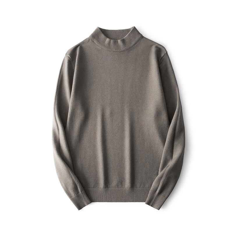 Men's Luxurious Warm Knit Half Turtleneck Slim-Fit Sweater