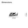 For Ford F MK4Car Audio Decorate 3D Aluminum Badge Emblem Stickers For Ford Focus Mk3 Fiesta Ranger Fusion Mondeo Mustang Fusion Kuga Ecosport