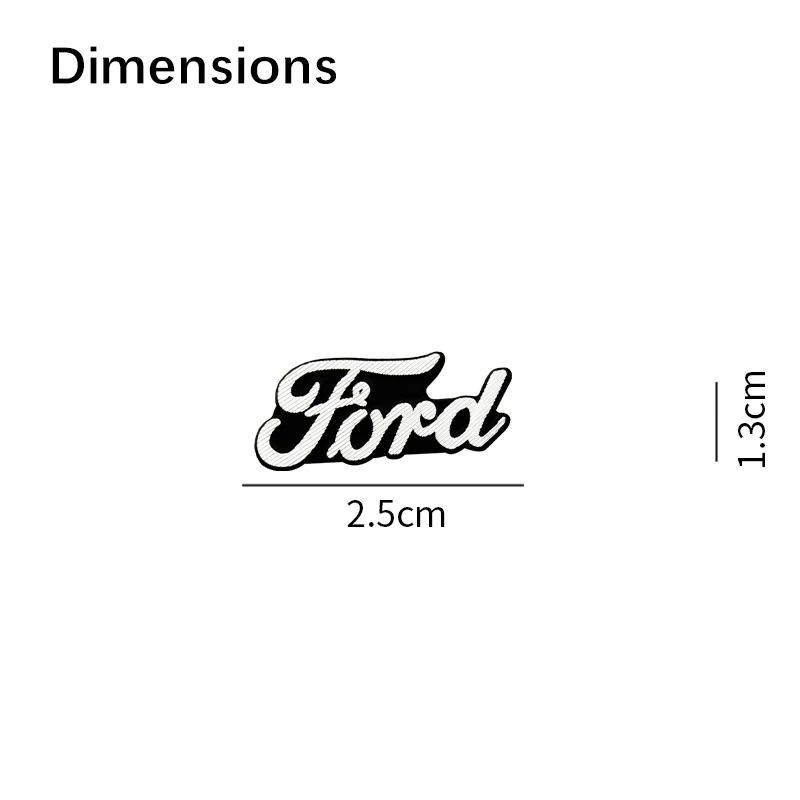 For Ford F MK4Car Audio Decorate 3D Aluminum Badge Emblem Stickers For Ford Focus Mk3 Fiesta Ranger Fusion Mondeo Mustang Fusion Kuga Ecosport