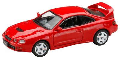 HJ64 Toyota Celica JDM STYLE Super Red IV Completed Product 1/64 GT-FOUR (ST205)