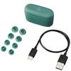 SOLID BASS Series True Wireless Low IP55 Audio-technica ATH-CKS30TW+ Earphones, Latency, (Avergreen)