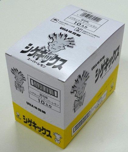 UHA Mikakuto Revival Shigekix Super Lemon Chewing Gum 20g X 10 Bags
