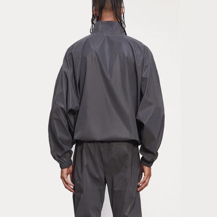Fear of God Essentials FW20 Reflective Half Zip Track Pullover Black Men's 0202250500024001