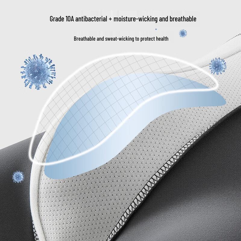 MaoRen Men's Alginic Acid 10A Antibacterial Cotton Boxer Briefs Multi-Pack