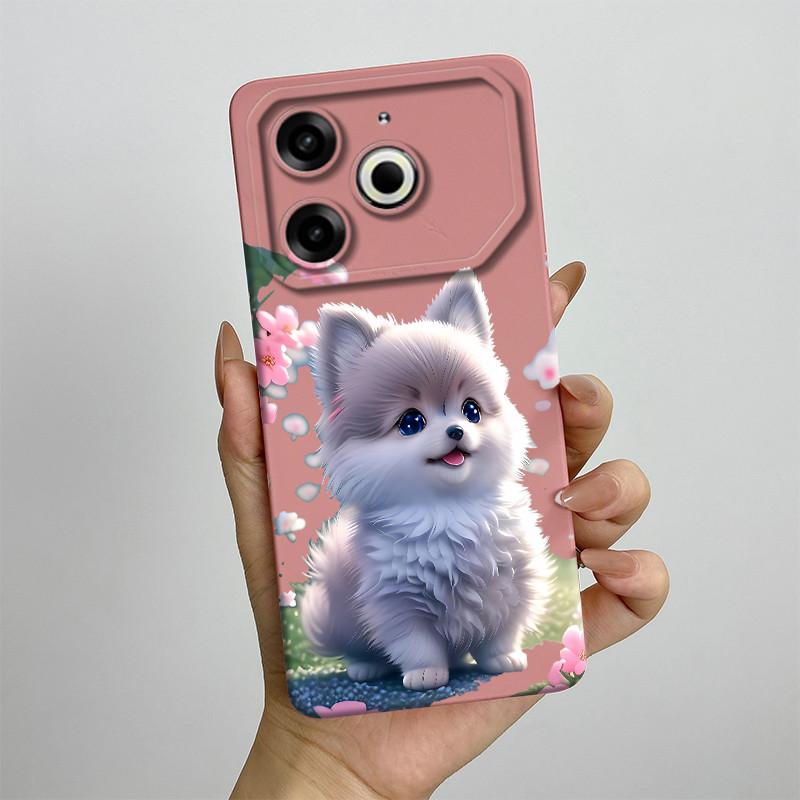 Per Tecno Pova 6 Neo Custodia POVA6NEO Silicone TPU Morbida Custodia per Telefono Verniciata Stampata Antiurto Protettiva Cover Posteriore