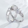 Minimally Open Mouth Couple Ring For Men And Women