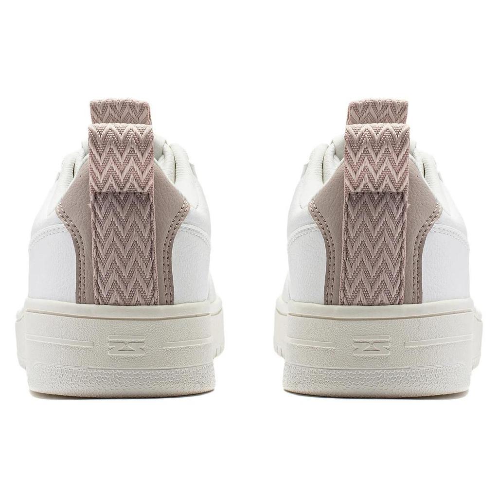 Li Ning Star Candy Slip Resistant, Abrasion Resistant, Lightweight, Breathable Low top Skateboard Shoes Women's White AGCT472-2