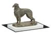 Borzoi, Russian Hunting Sighthound, Russian Wolfhound IV - Dog Figurine, Figure On a White Base, Trophy for Art-Dog Dog Show Exhibition