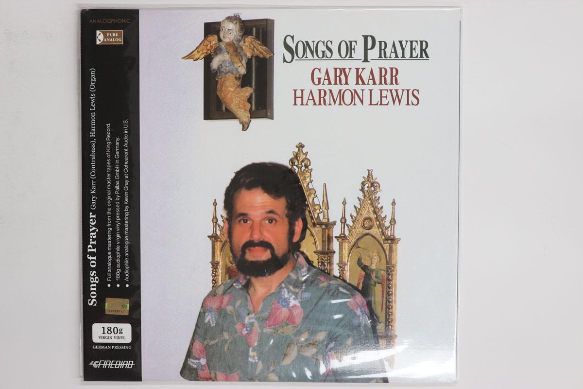 

LP Record GARY KARR HARMON LEWIS Karr Songs Of Prayer CNLR1338 ANALOGPHONIC 2014 Germany Obi Classical Used