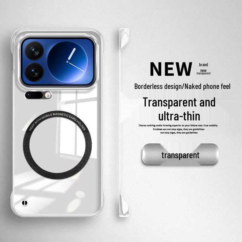 

Чехол для Xiaomi 17Pro: Mi17ProMax Безрамочный Магнитный Жесткий Чехол Xiaomi 17 Pro Max