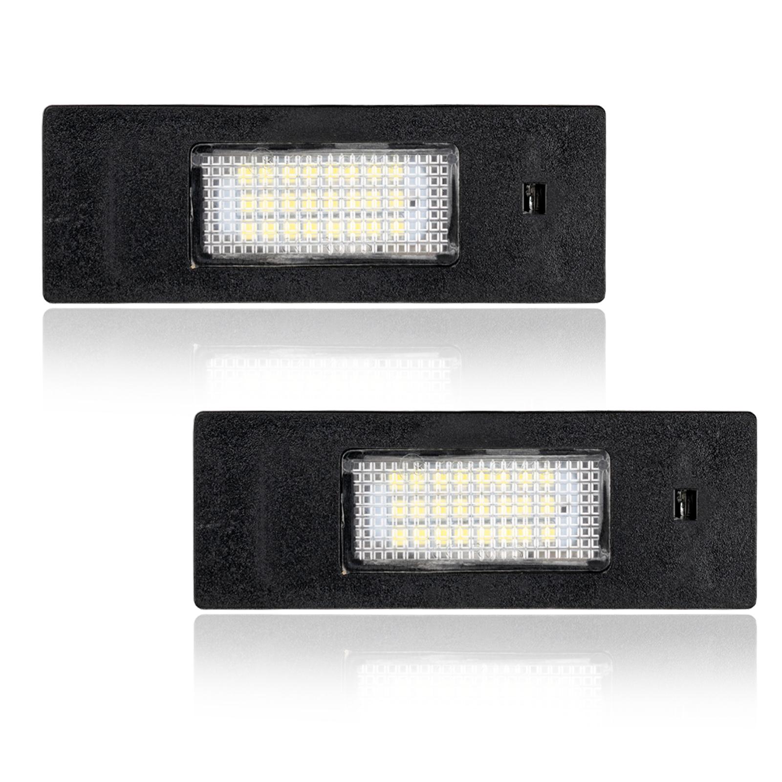 

Для BMW K48 X2 Gran Coupe i3 I01 1 серии E81 E87 F20 F21 Лицензионный задний фонарь для задней пластины 12 В 24 светодиодный ксеноновый белый автомобильный фонарь в сборе чёрный