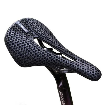 LUNJE Mtb Seat the 3d Printed Cushion Adopts a Honeycomb Hollow Design Carbon 3d Printed Bicycle Saddle Carbon Seat