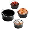 6pcs/set Practical Cookware Set Round Cake Pans & Baking Tray for Home Kitchen