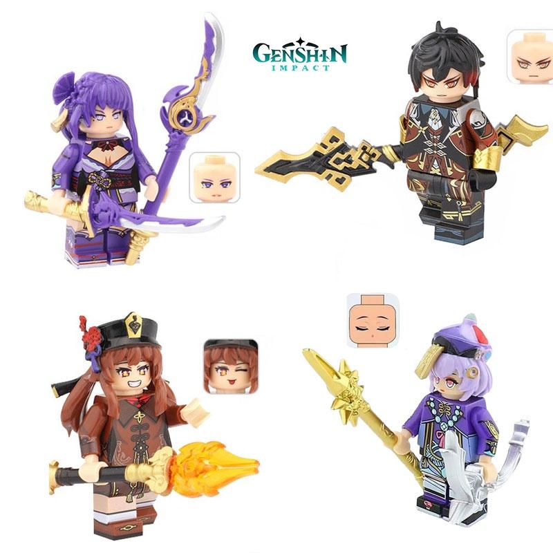 Original Genshin Impact Figur MOC Bausteinspielzeug für Kinder