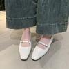 Fashion Spring Autumn Fashion Women's Shoes Mary Jane Style Shoes Low Heel Shallow Mouth Round Toe Comfort Solid Color Party Shoes