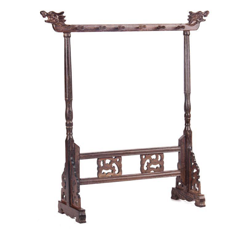 Solid Wood Calligraphy Brush & Pen Holder Stand for Beginners